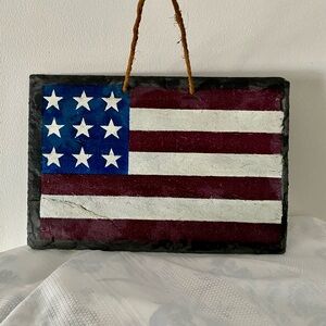 Rustic American Flag Wall Hanging